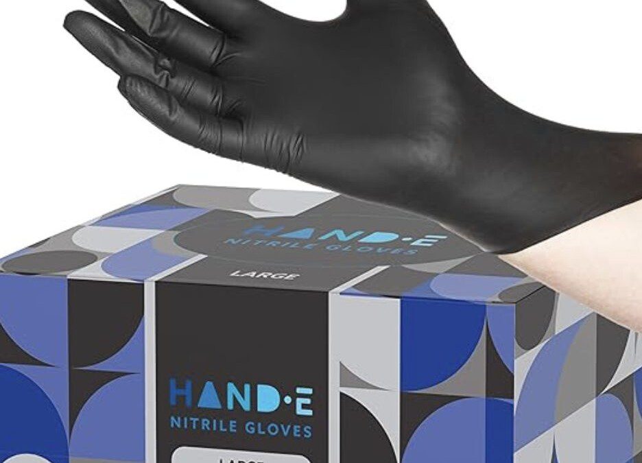 Black Nitrile Disposable Gloves – 50 Count – Just $4.99 shipped!